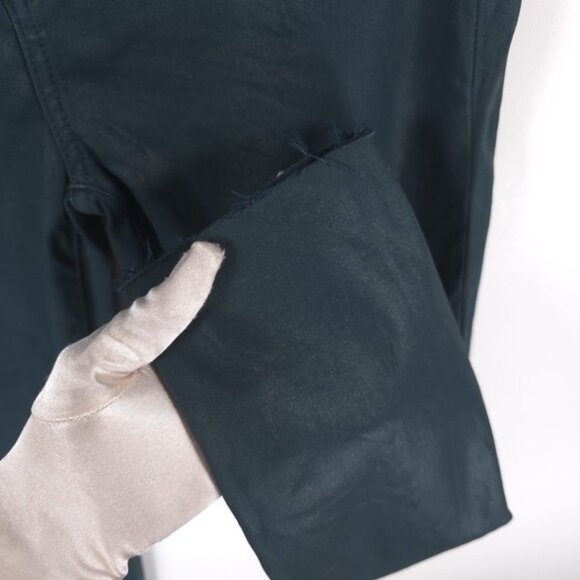 JOE’S THE CHARLIE High Rise Skinny Ankle Green Coated Pants Jeans RawHem Size 29 - Picture 9 of 11
